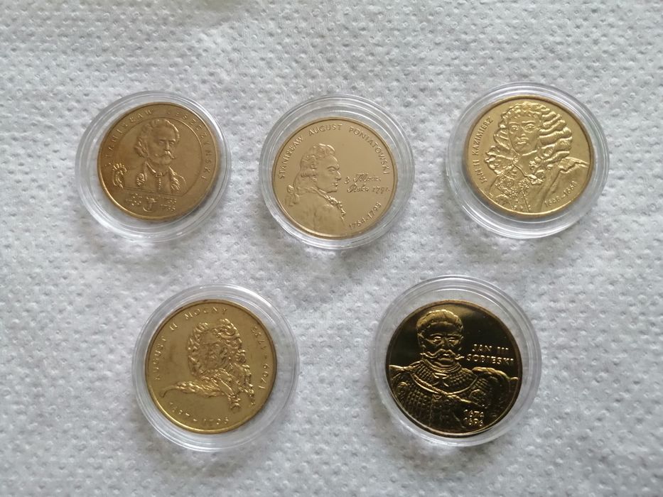 Zestaw 5 monet 2zł – Poczet Królów Polskich
