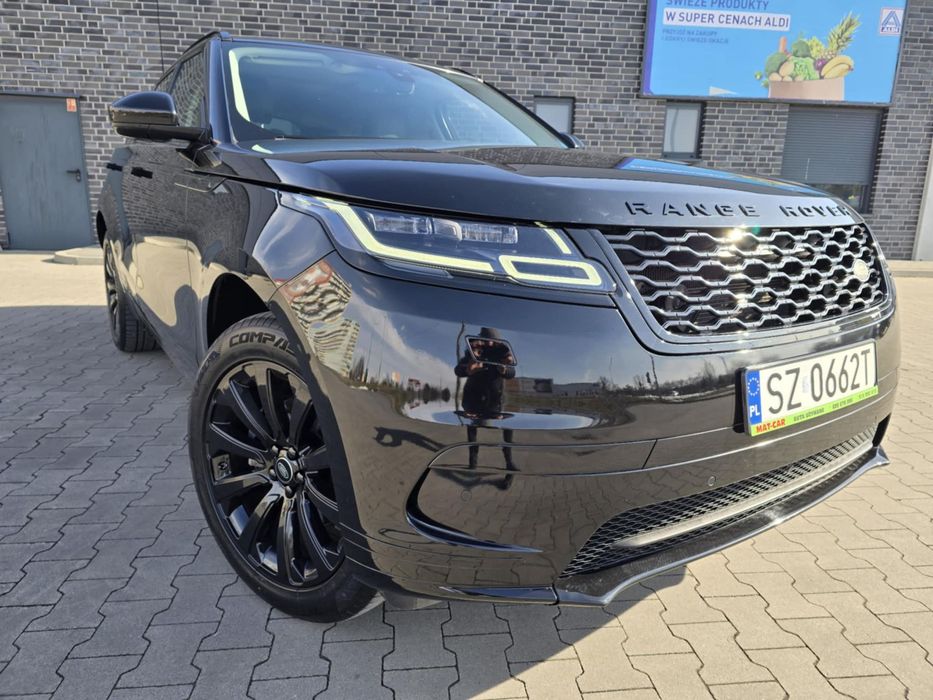 Land Rover Range Rover Velar 2.0 240KM 4x4 BLACK BEZWYPADKOWY DOFINANSOWANY Skóra Virtual Meridian!