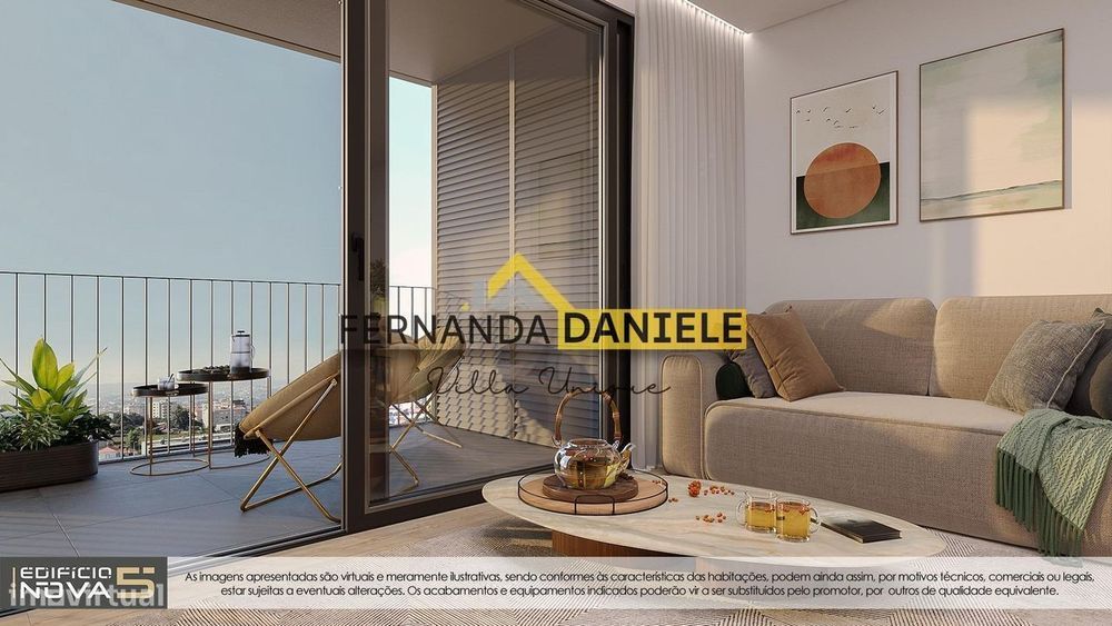 Novo Apartamento T1+1 em São João da Madeira.