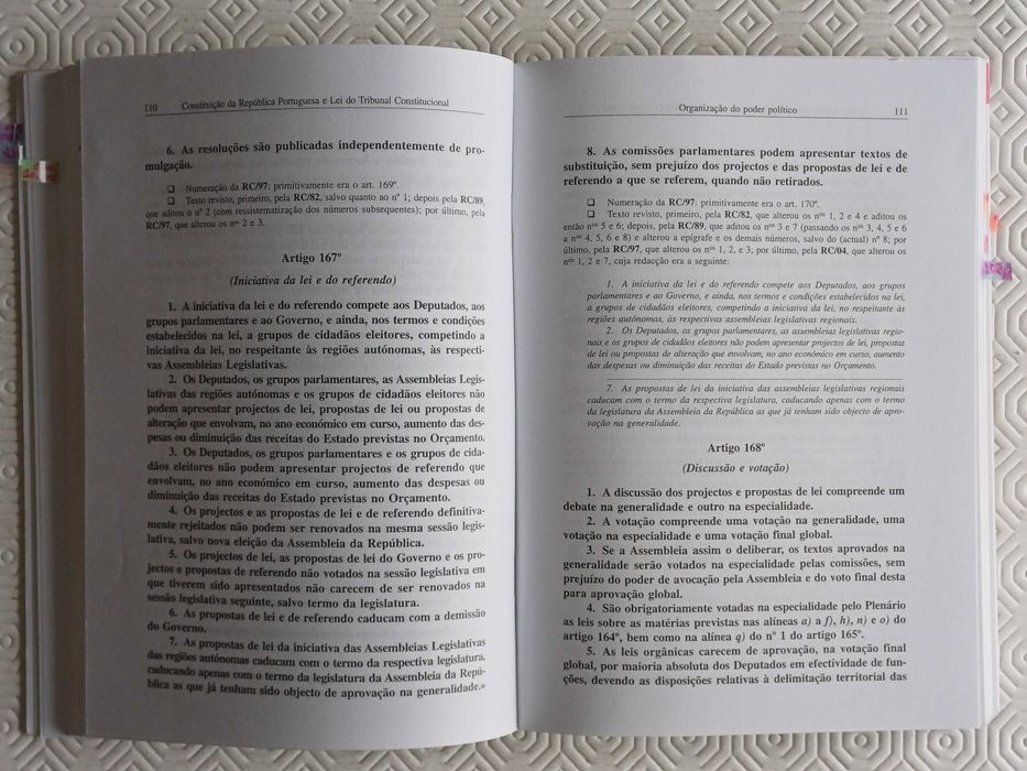 Constituição da Rep. Portuguesa e Lei do Tribunal Constitucional, 2005
