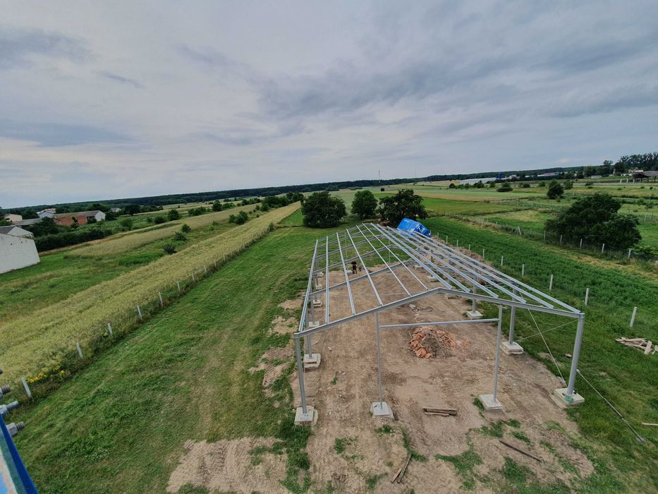 Konstrukcja Hali 15x20x4m 300m2 Konstrukcje stalowe hale PRODUCENT