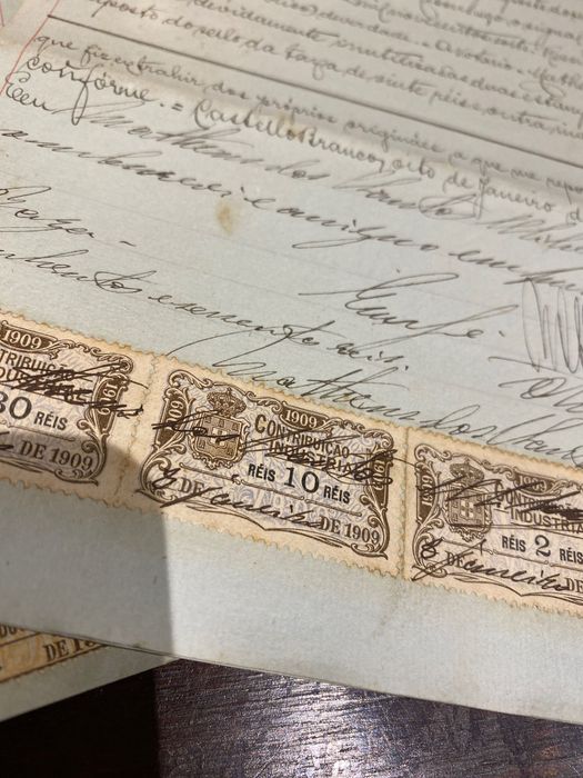 Manuscritos Escrituras Selos Monarquia Condessa Originais