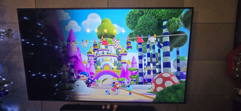 Telewizor Samsung 75" uszkodzone podświetlenie