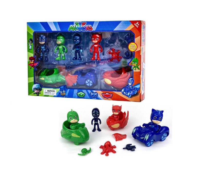 Наборы Герои в масках разные Кэтбой Алетт Гекко Ромео Ниндзялино Маска