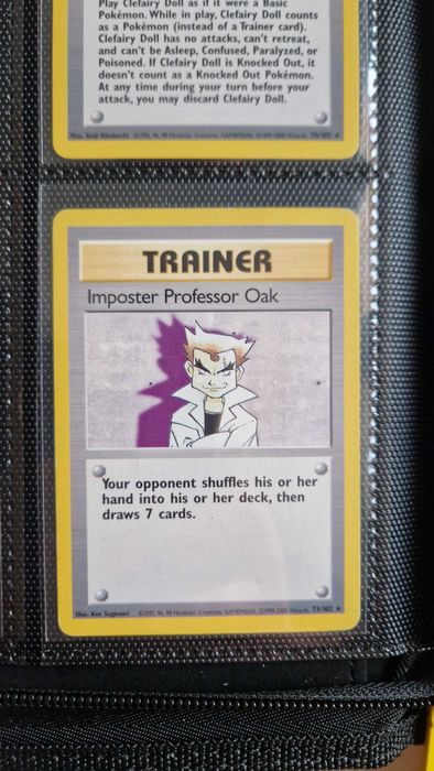 Pokemon Base Set rzadkie karty