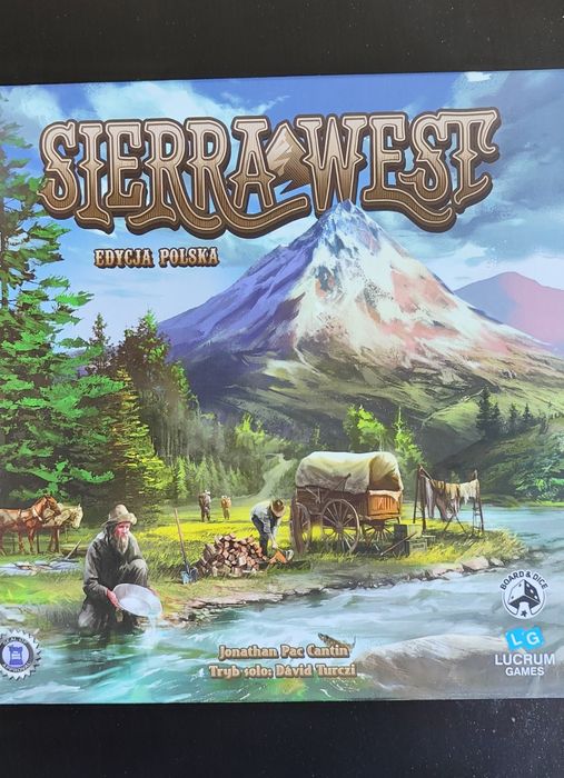 Gra planszowa SIERRA WEST planszówka stan idealny PL