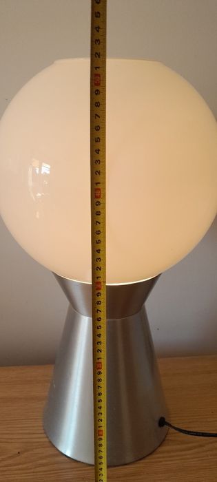 Lampa stojąca klosz kula 30 cm