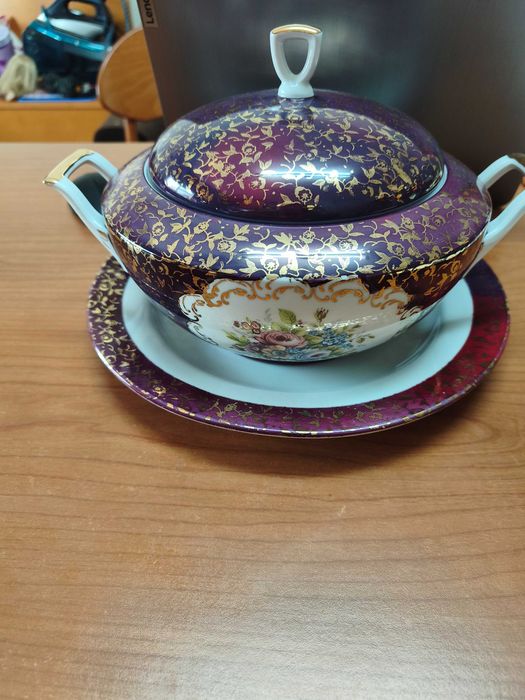 Terrina Limoges com prato