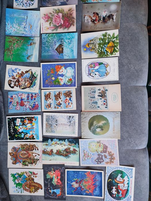 Открытки СССР с новым годом