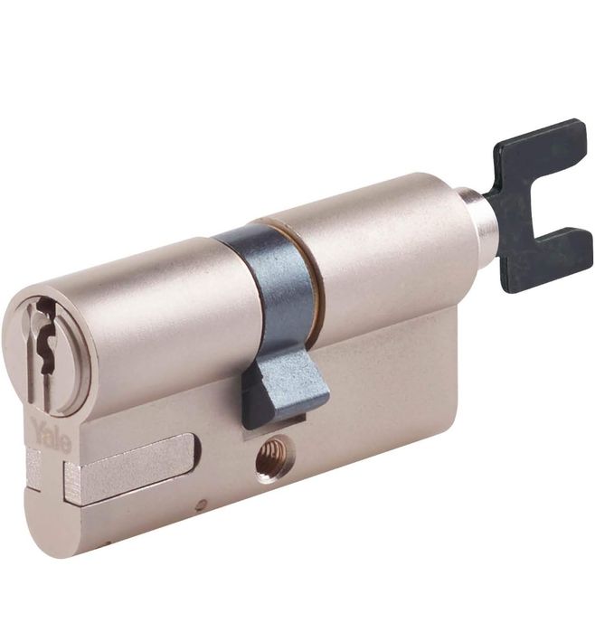 Cilindro ajustável alta segurança YALE LINUS p/ fechadura inteligente