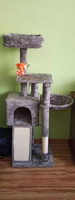 NOWY Drapak Dla Kota Lub Kotów Duży Legowisko Domek Koszyk Jaskinia