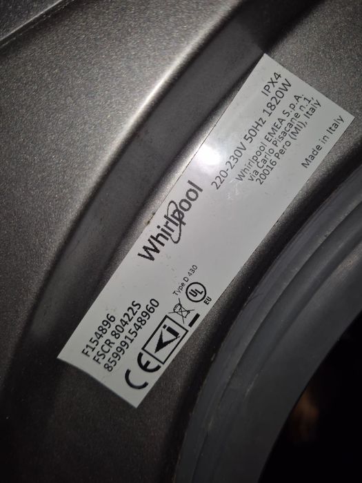 Maquina Whirpool para peças