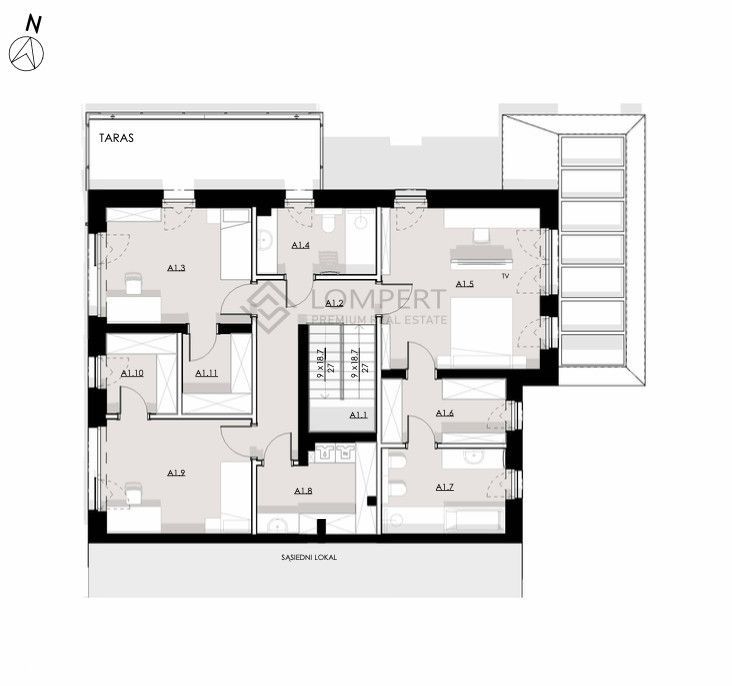 4 domy | PnB | działki około 1.000 m2 | odrolnione