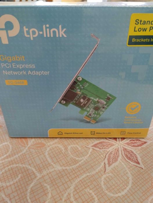Новый Гигабитный сетевой адаптер Tp-link TG-3468 PCI Express