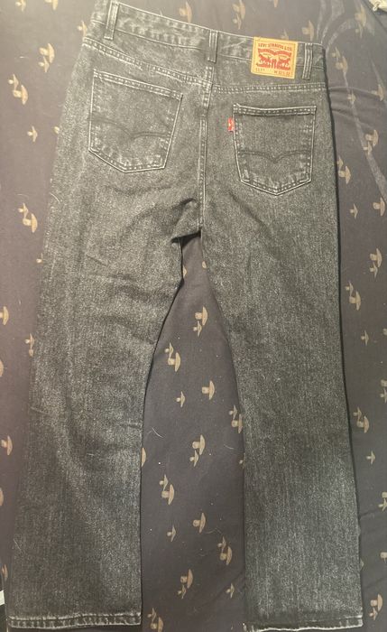 Jeansy  czarne levis flared 517 rozmiar m