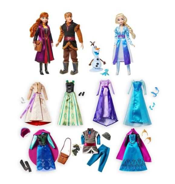 Великий набір Disney Frozen — Ельза, Анна, Крістоф, Олаф + одяг