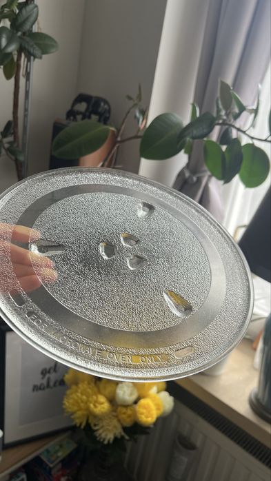 Talerz do Mikrofalowki Mikrofali 27 cm