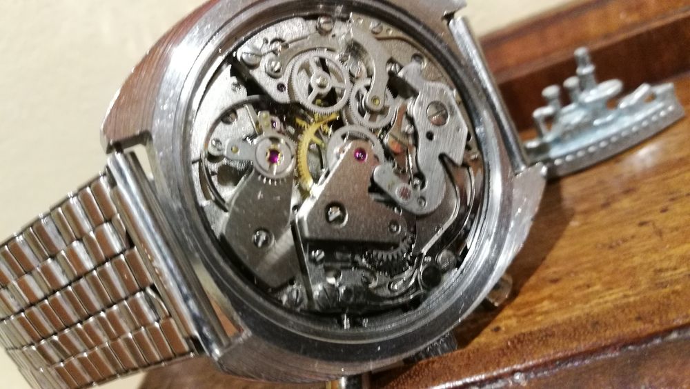 Relógio antigo cronografo orcyl valjoux 7734