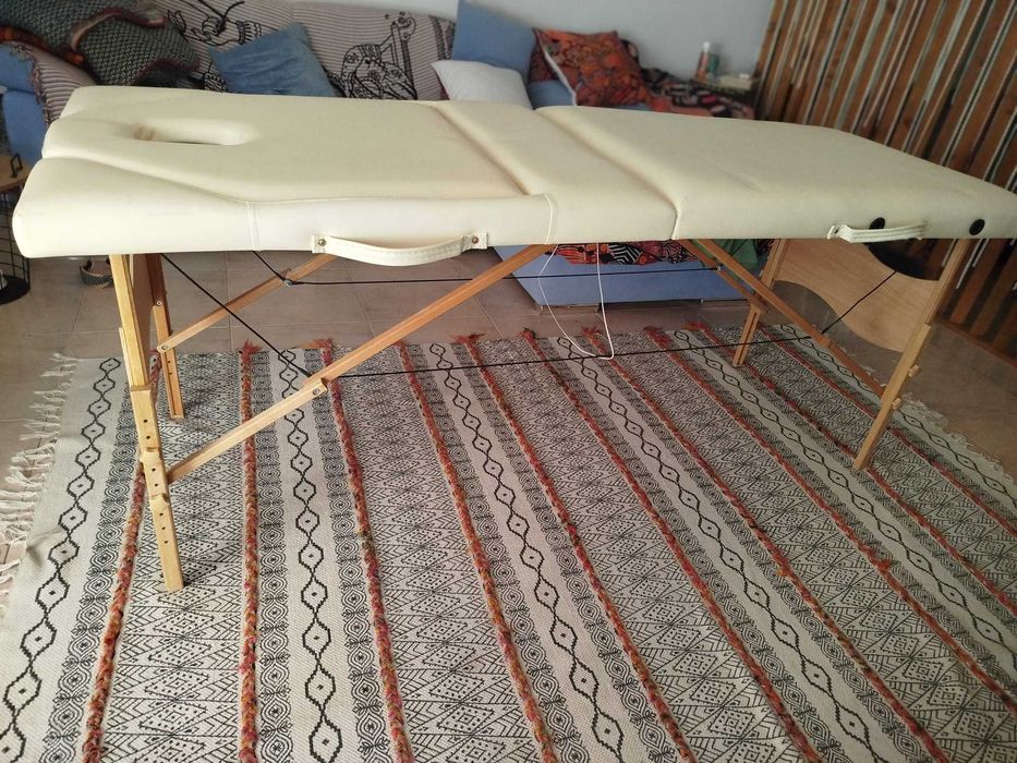 Cama portátil massagem