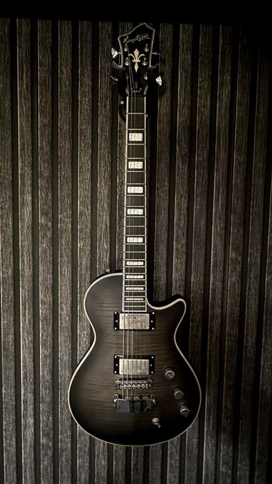 Guitarra Hagstrom Ultra Max Satin Cosmic Black Burst, como nova
