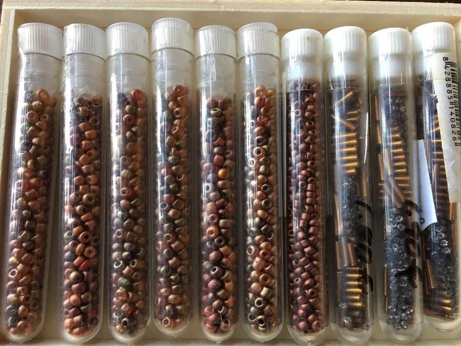 Missangas pack 10 tubos