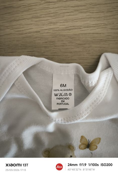 Pack de 2 bodys com etiqueta