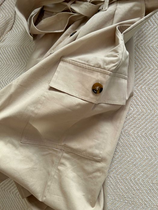 NOWA spódnica z guzikami i wiązaniem H&M 36
