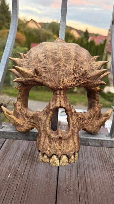 Maska Halloween - czaszka - model druk 3d na zamówienie