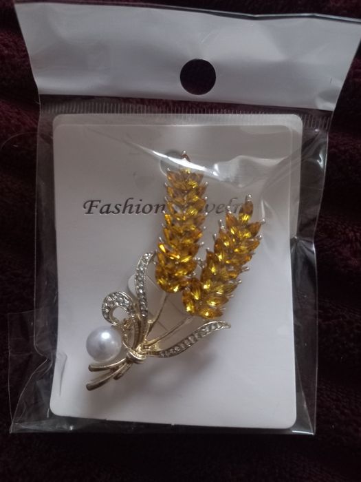 Нова брошка "Колосок", українська