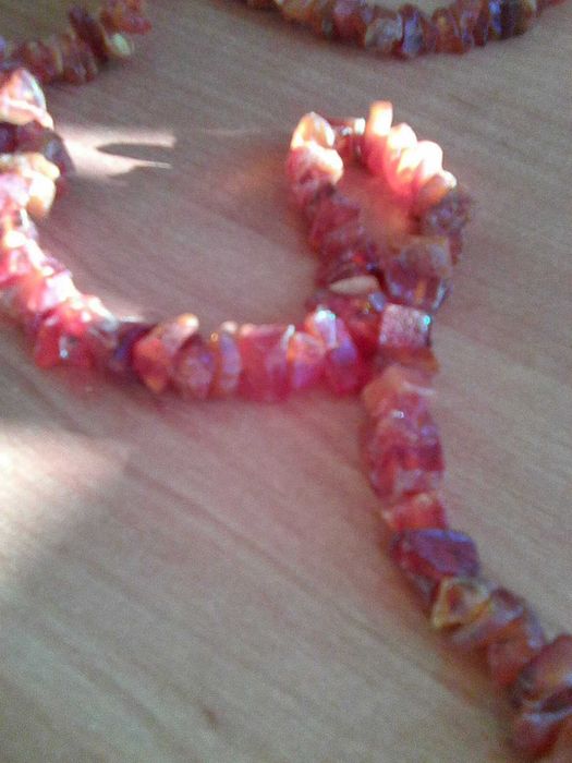 Naszyjnik Bursztynowy Bryłki