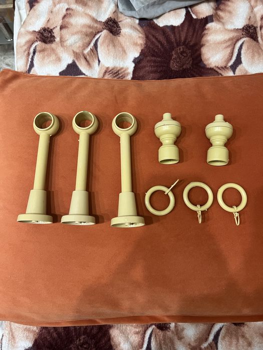 Фурнитура для карниза 24 шт,фурнітура для карниза,карнизу бежева