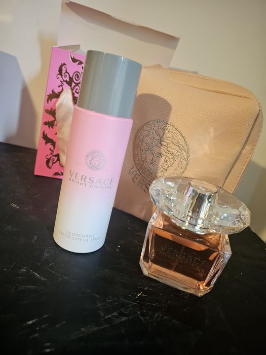 Zestaw prezentowy Versace crystal perfumy dezodorant