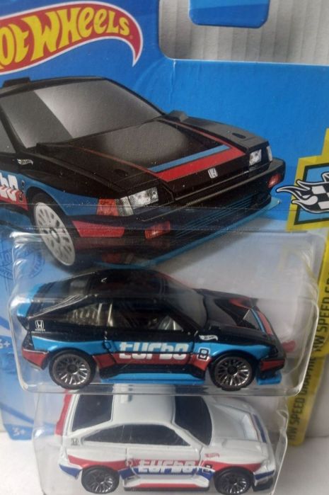Conjunto 2 - honda cr-x 1985 hot wheels