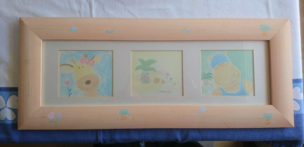 Quadro Noukie's para quarto de bebé