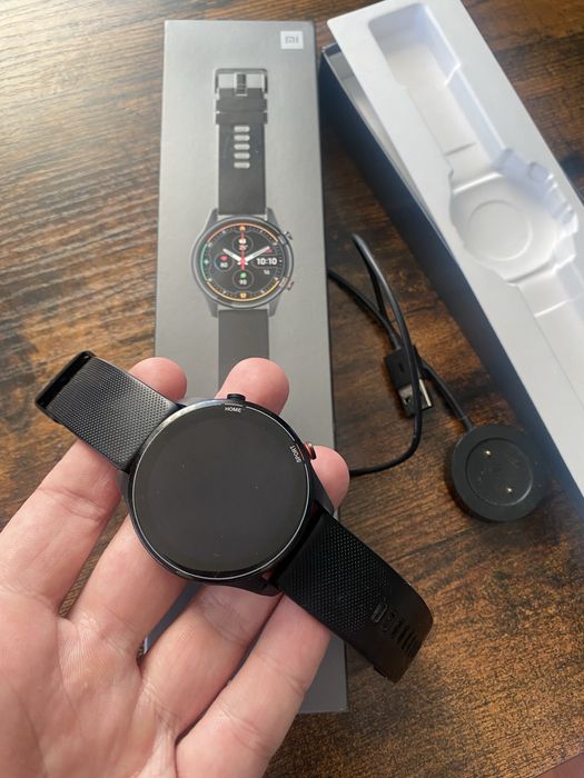 Xiaomi Mi Watch Black – Smartwatch z GPS, bateria 2 tygodnie, sprawny