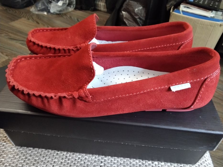 Жіночі мокасини Nessi Польща, туфлі Remonte розмір 39, 40 на 25,5 см