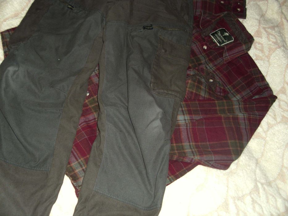 koszula myśliwska PINEWOOD XL/XXL + spodnie CHEVALIER Gore Tex