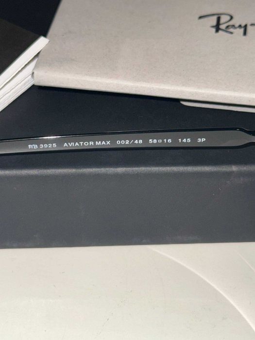 Óculos Ray-Ban Aviator Max Polarizados – 100% Autênticos