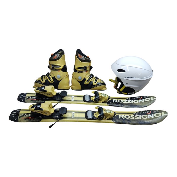 Komplet Narty 80 cm Rossignol Buty r-30 Kask GRATIS
