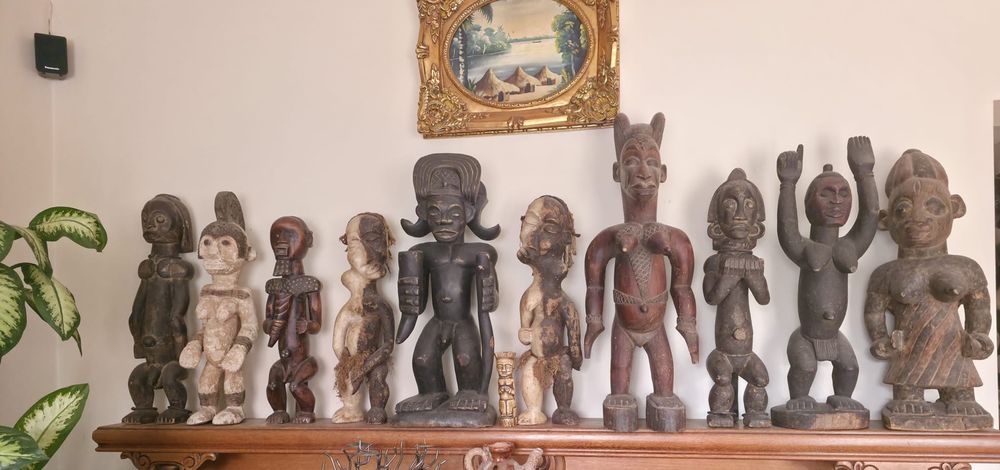 maski afrykańskie ,figury, rzeźby, artefakty  sprzedam