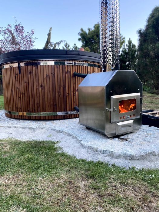 Balia ogrodowa z piecem | Jacuzzi ogrodowe | Hot Tub | Ruska bania | Producent