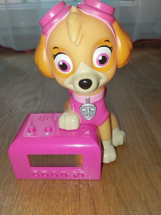 Zegar Psi partol Skay budzik podświetlenie