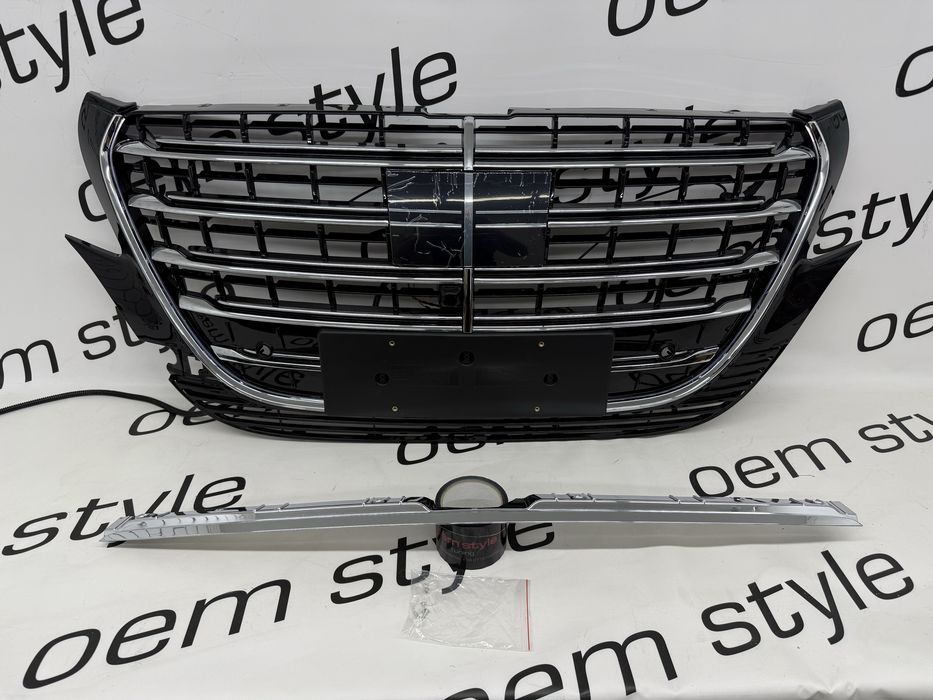 Решетка радиатора Exclusive Mercedes W447 V-Class Metris Vito Рестайлинг 2024-2026
