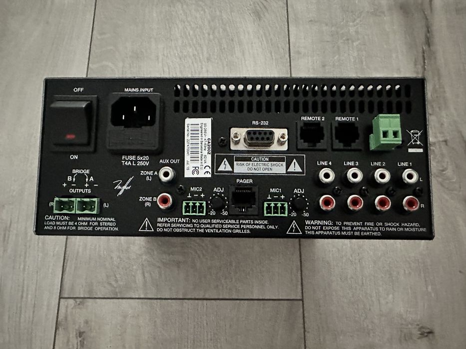 Power Mixer Ecler CA200z wzmacnaicz