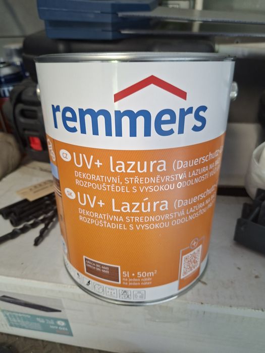REMMERS UV+ Lazura dauerschutz Lasur UV 5 litrów kolor Orzech Rc 660