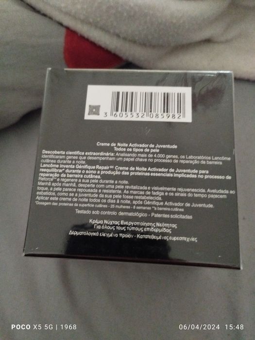 Creme genifique repair Lancôme creme nuit