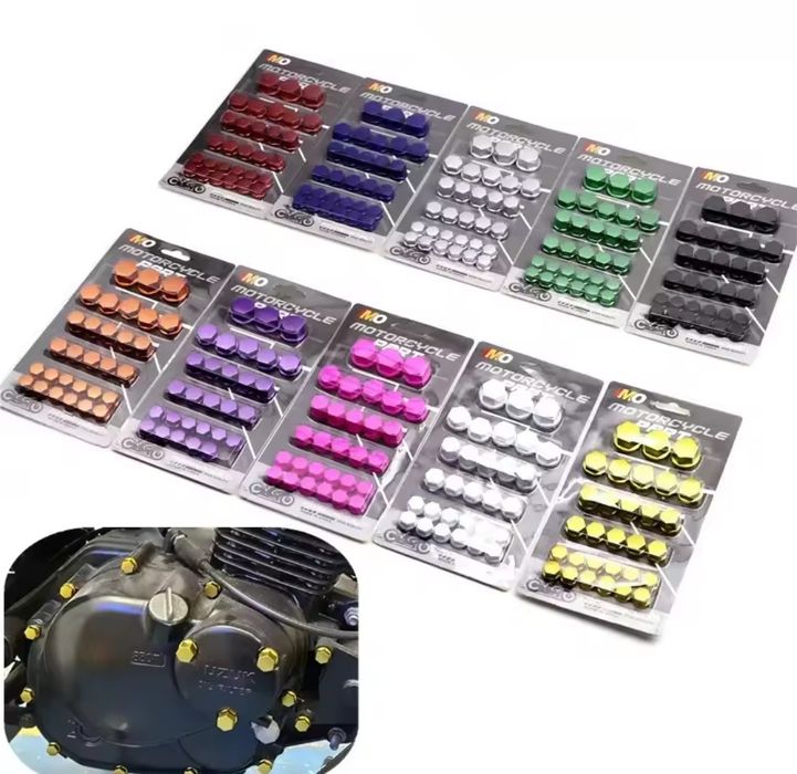 Пластикові ковпачки на болти кріплення колпачки для болтов цветные