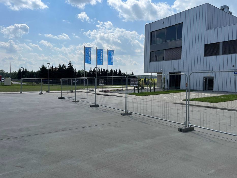 Ogrodzenie Budowlane Tymczasowe Panel Ażurowy Zaokrąglone RaundTop