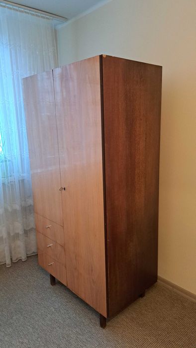 Szafa połysk PRL 1975 Obornickie Fabryki Mebli