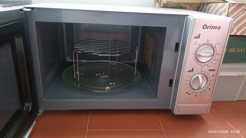 Microondas inox com Grill - Orima